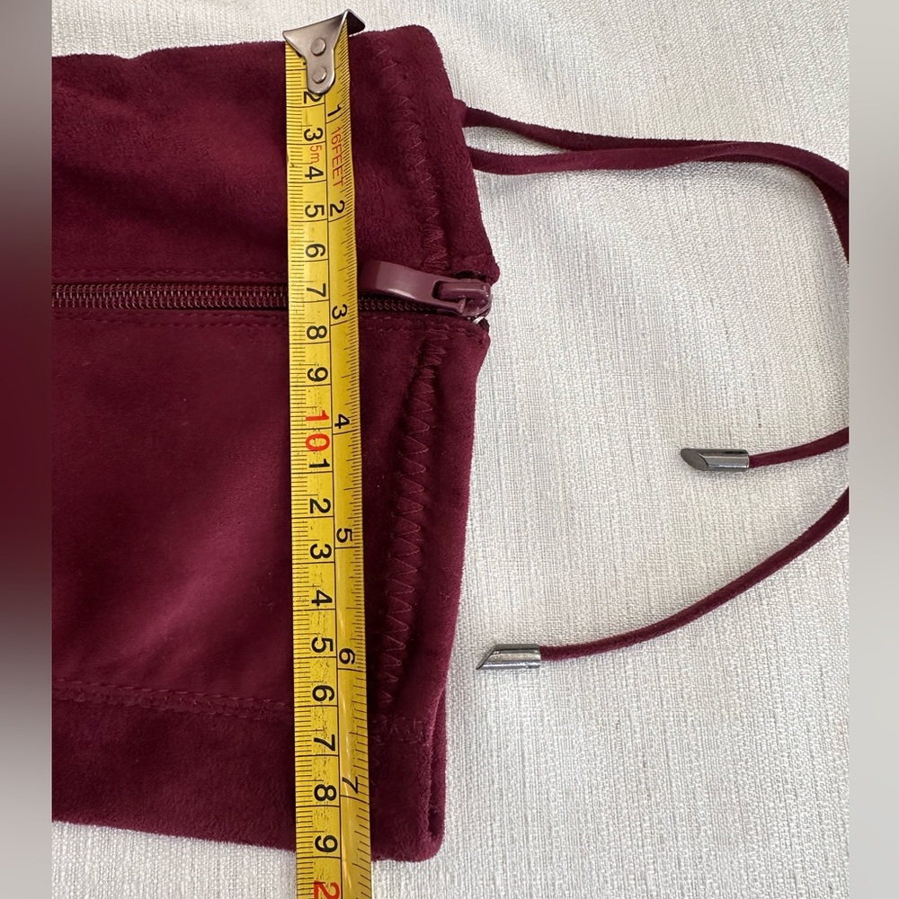 New TOP Moda Wine Microsuede Over The Knee Flat Boots Women’s 6.5 - Picture 11 of 14
